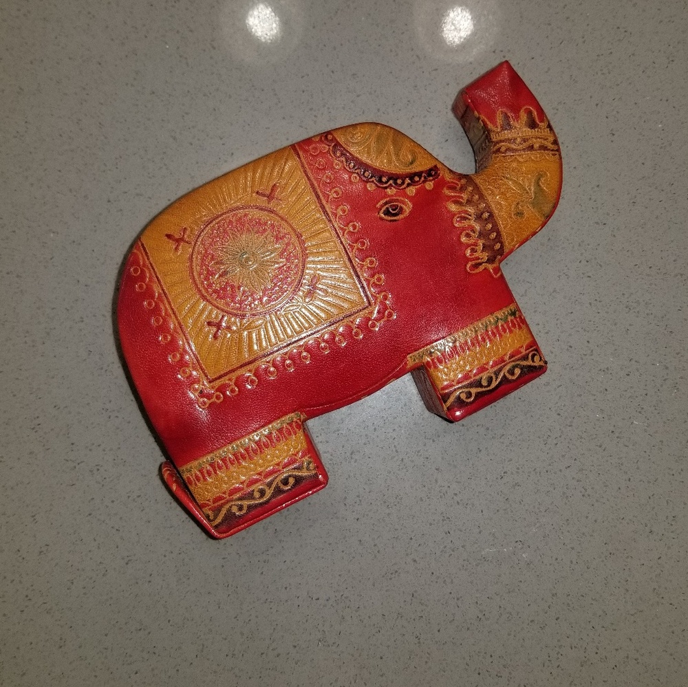 Genuine Leather Piggy Bank